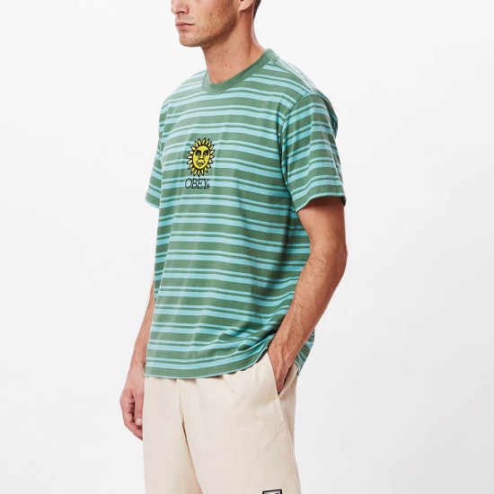 Obey Ανδρική κοντομάνικη μπλούζα Sunrise Stripe T-Shirt
